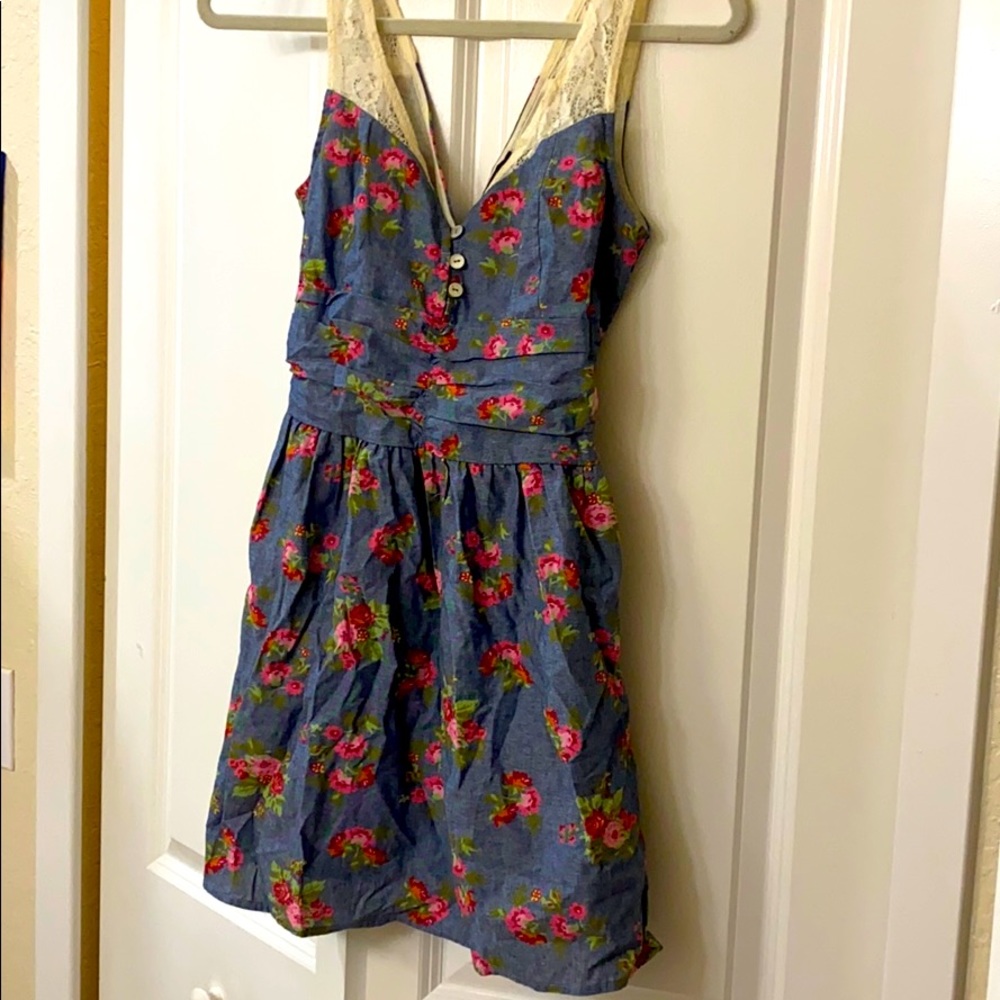 Mod cloth floral dress and blazer